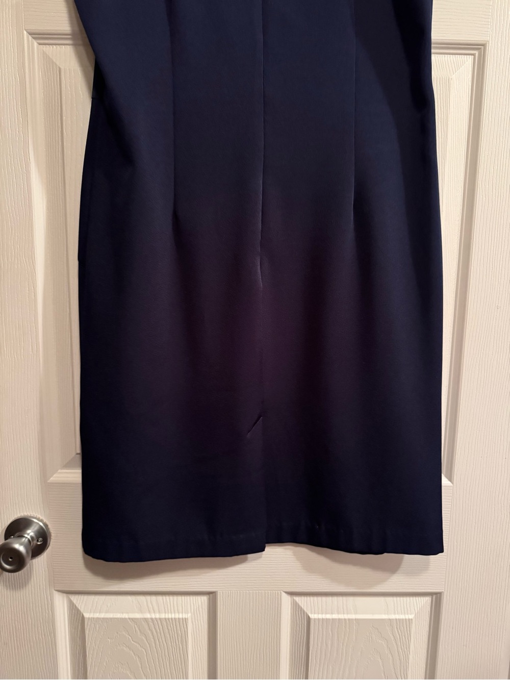 Maya Brooke 2pc Sz 14 Yellow & Navy Printed Jacket with Navy Sheath dress Set - Picture 12 of 13